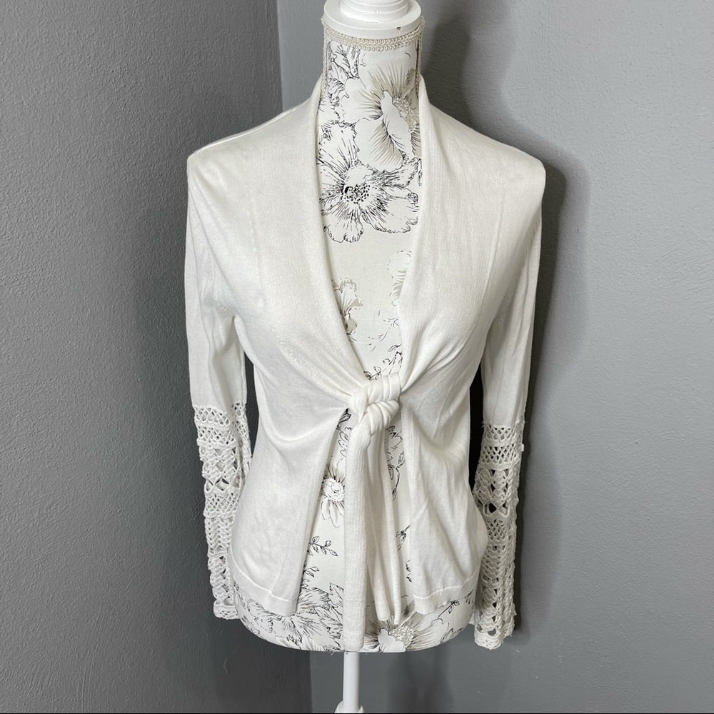 New! Kobi Halperin Tie Sweater Bell Sleeves XS